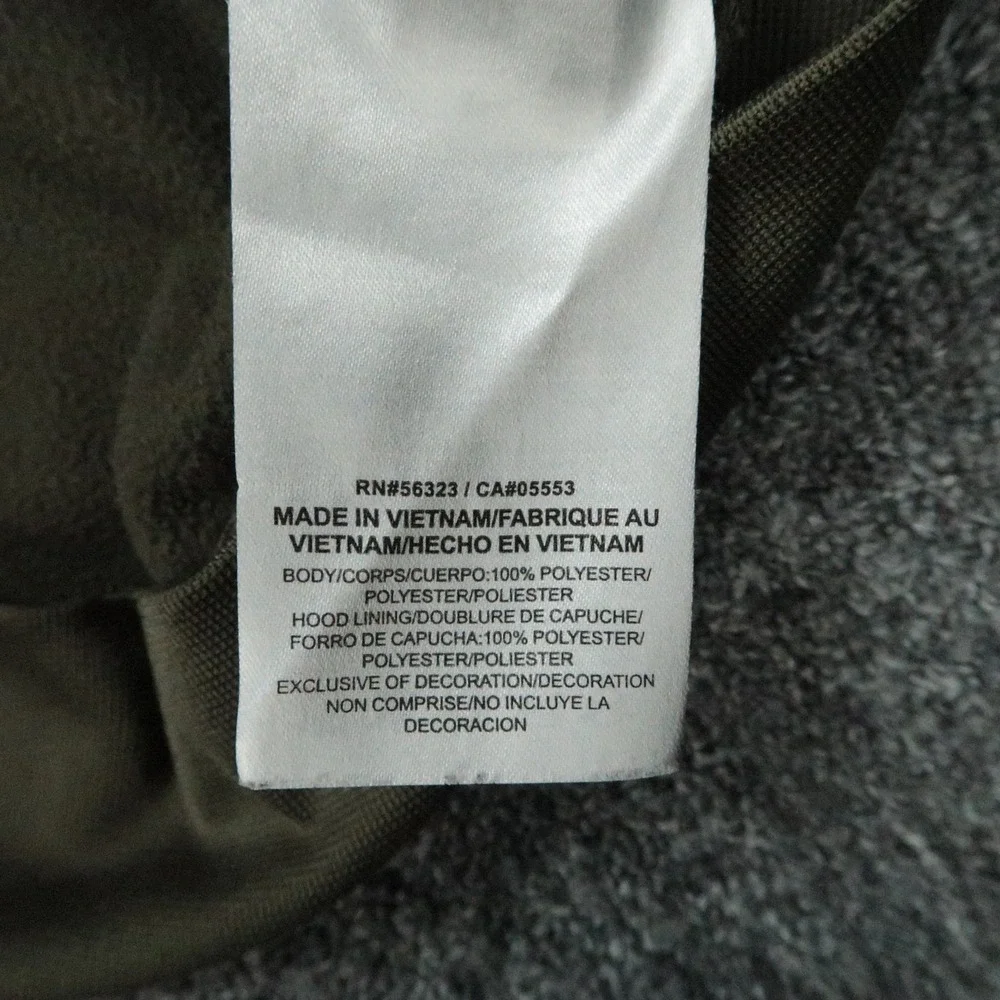 Arizona Cardinals Hoodie Mens Small Green Nike Salute To Service Camo Pullover